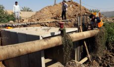 ترمیم پل حاج منعم در حال انجام است