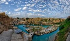 سازه‌های آبی شوشتر خاموش شد