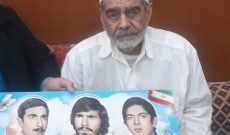 پدر شهیدان خادمی به دیدار فرزندان شهیدش شتافت