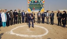 کلنگ زنی پد بالگرد اورژانس هوایی در شوشتر