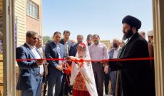 افتتاح مدرسه ۱۲ کلاسه شهر شهید شرافت