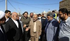 همراهی مدیر  بهسازی و نوسازی شهرداری اهواز با وزیر کشور در بازدیدهای سفر رئیس جمهور به خوزستان