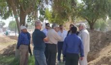 بازدید دادستان شوشتر از روند اجرای پروژه خط ۷۰۰ انتقال آب