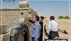 بازدید سرپرست فرمانداری شوشتر از روستای مختاری