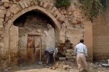 تخریب شبانه خانه تاریخی گازر از سوی افراد ناشناس