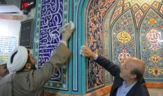 مساجد شوشتر در آستانه ماه مبارک رمضان غبارروبی شدند