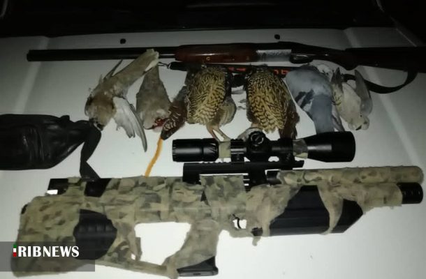 دستگیری یک گروه شکارچی غیرمجاز در شوشتر
