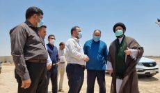 بازدید فرماندار شوشتر از وضعیت آب شرب و برخی مشکلات شهر شرافت و شهرک شهید قلی‌پور