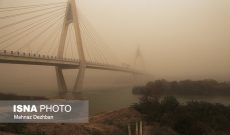 تشکیل توده خاک در عراق / هشدار نارنجی گرد و غبار در خوزستان