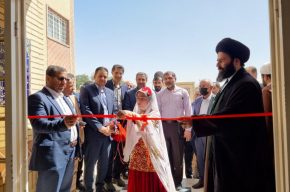 افتتاح مدرسه ۱۲ کلاسه شهر شهید شرافت