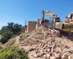 تخریب و رفع خطر یک باب ساختمان فرسوده توسط شهرداری شوشتر