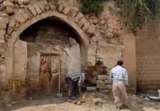 تخریب شبانه خانه تاریخی گازر از سوی افراد ناشناس